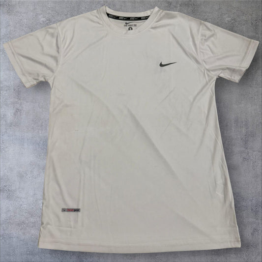 NKE Plain Dri-Fit White