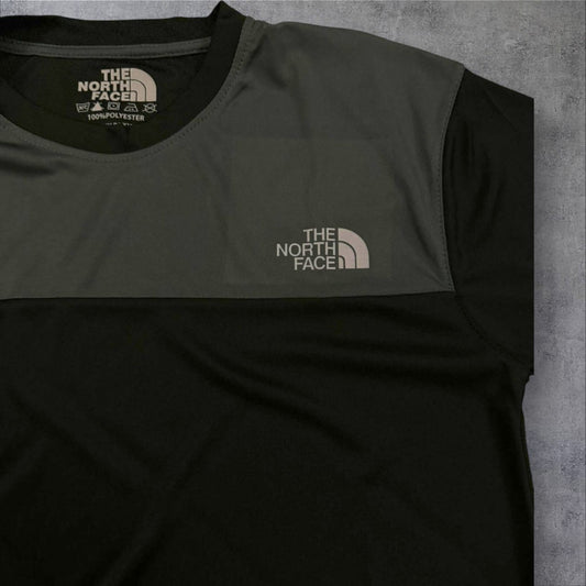 TNF Plain Dri-Fit Black and Gray